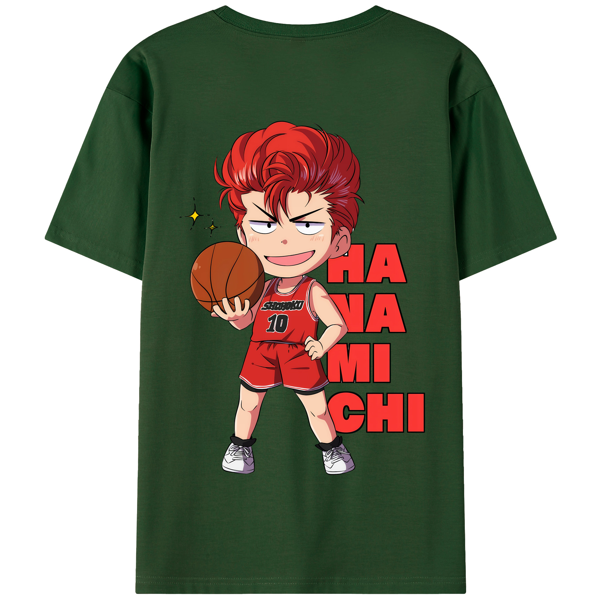 SLAM DUNK／スラムダンク 綿100％半袖Tシャツ（背面プリント）